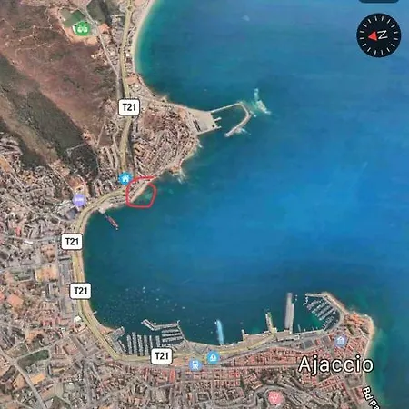 Apartament Pieds Dans L'eau Ajaccio (Corsica)